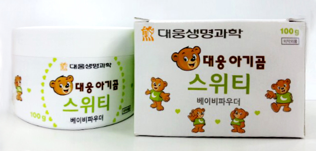 아기곰 스위티 베이비 파우더 제품이미지